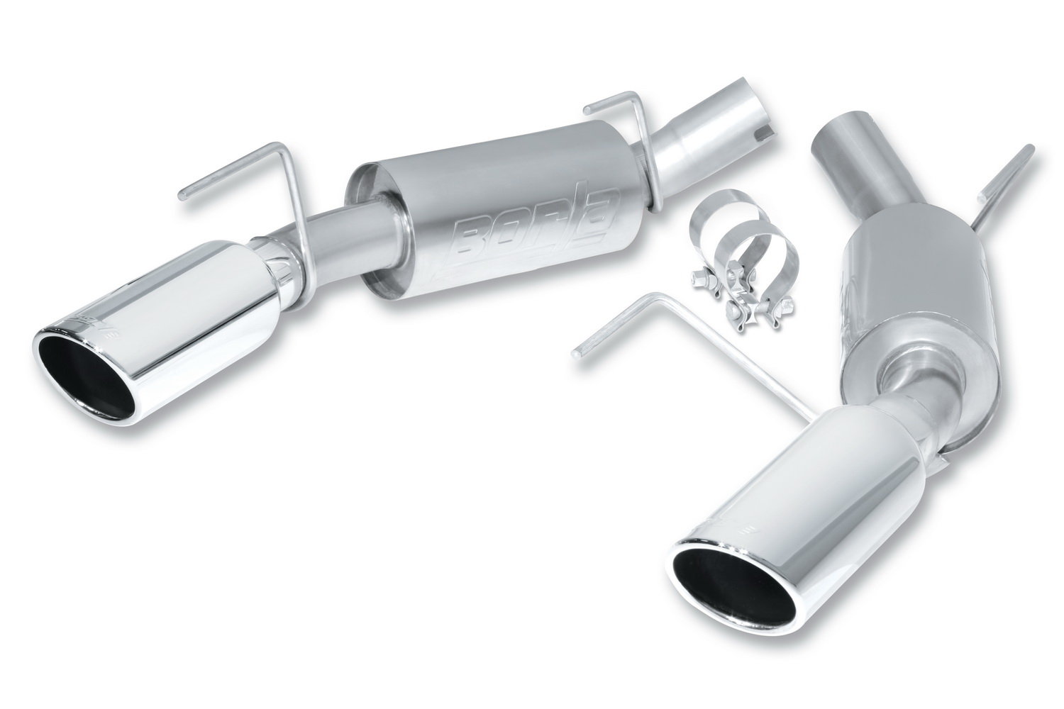 Axle-Back Exhaust System, 2010 Mustang Shelby GT500 5.4L V8 Supercharged Manual