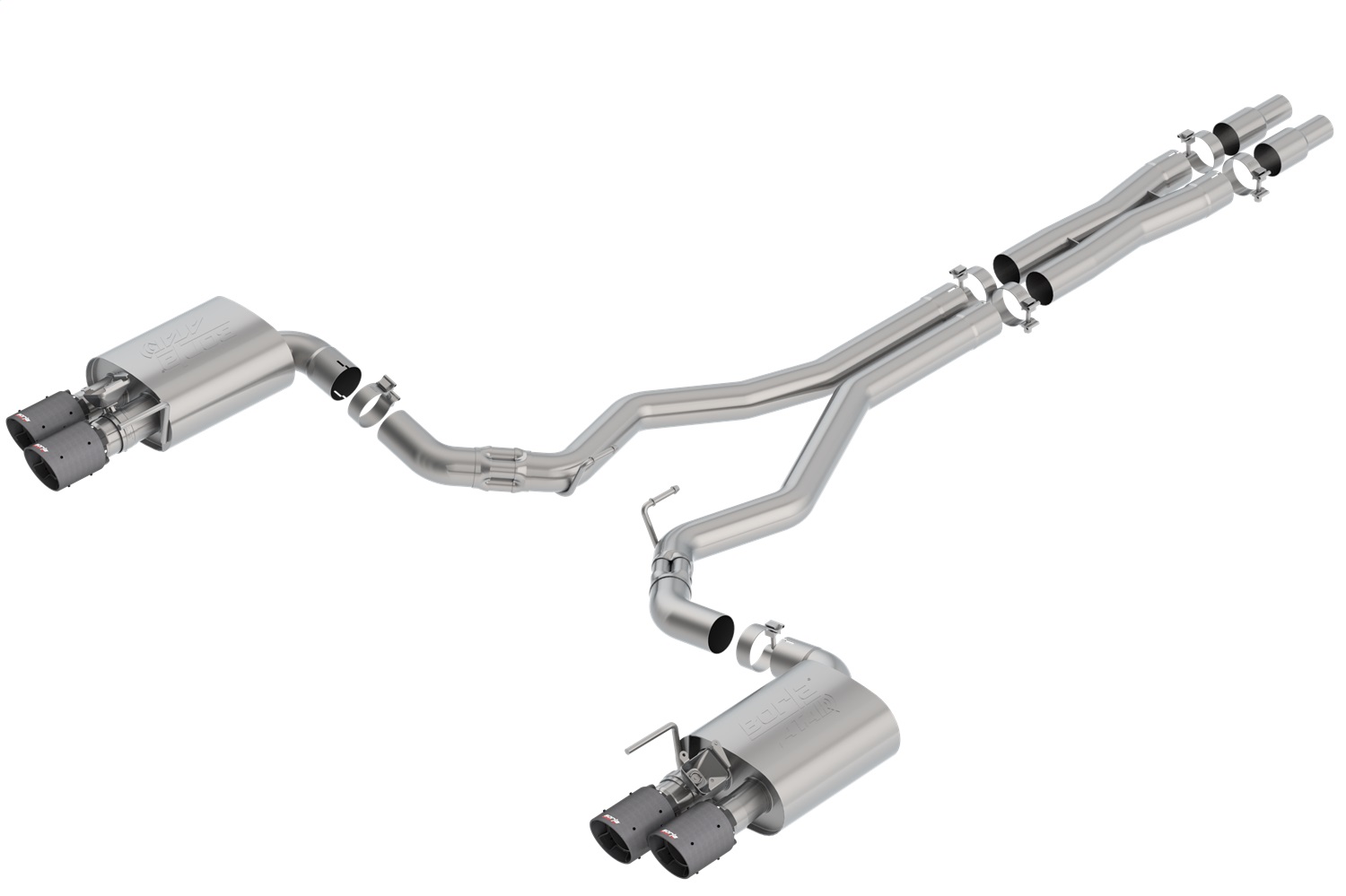 ATAK Cat-Back Exhaust System, 2018-2021 Mustang GT 5.0L V8 Automatic/Manual Tran
