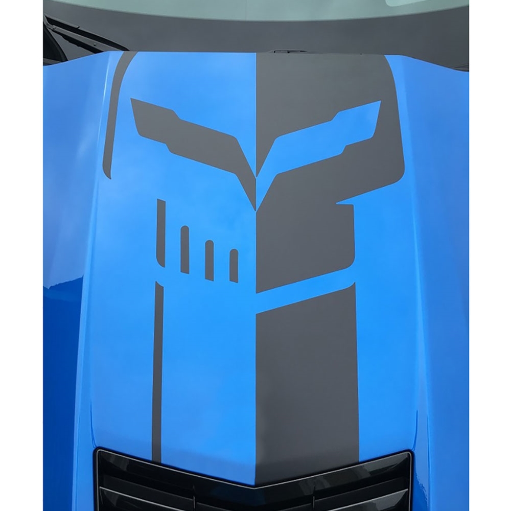 C7 Stingray, Z51, Z06 Corvette Genuine GM C7R Jake Hood Decal - One Piece