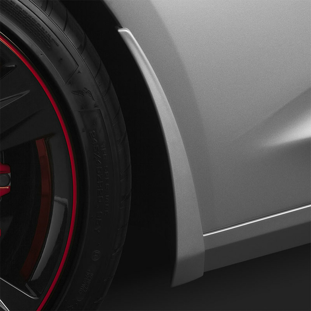 16-22+ Camaro Molded & Painted Splash Guards, GM OEM