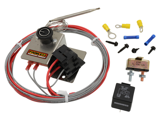 C5 Corvette Adjustable Thermostat Electric Cooling Fan Relay Control
