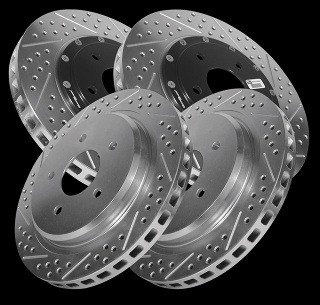 Baer Eradi Speed Rotor Package - 2pc. Fr/1pc. Rr, C5 Corvette