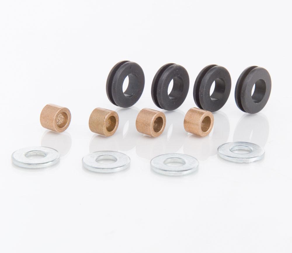 Rubber Grommet Kit for Flange Mount Radiators w/Brass Insert, Be Cool Radiator
