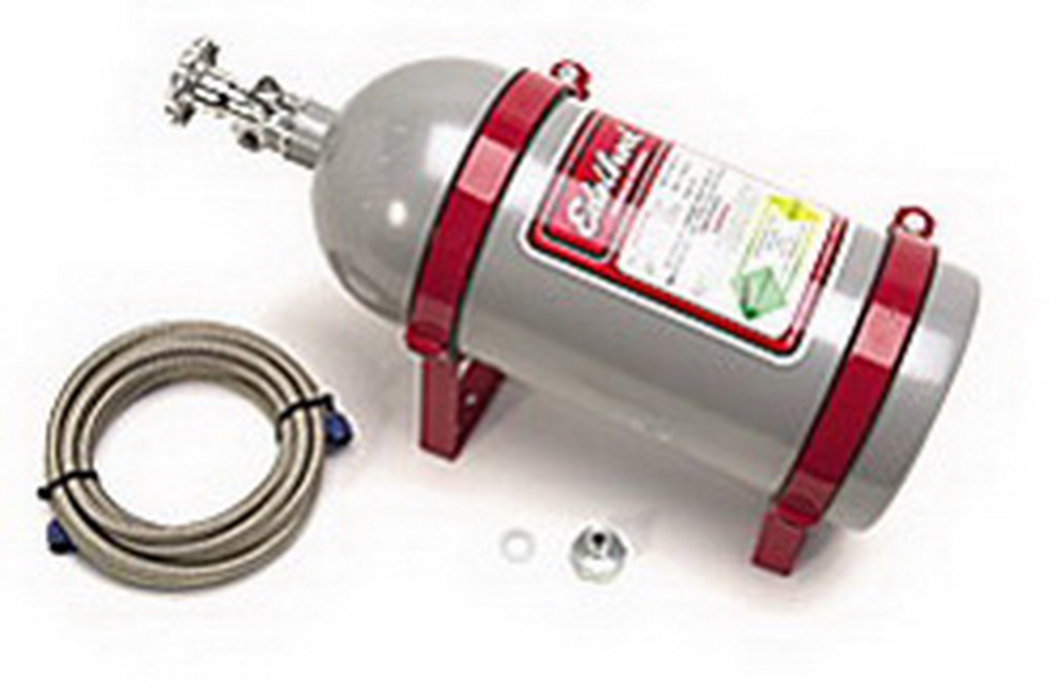 Edelbrock Polished 10LB 6AN Bottle/Billet Aluminum Bracket Kit[ea], Part# 72323
