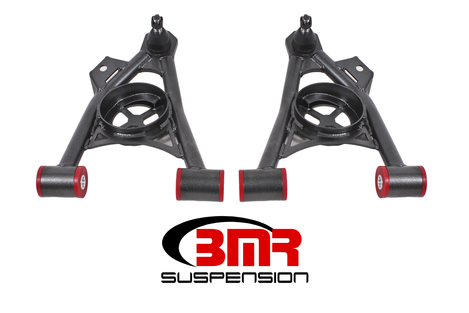 A-arms, Lower, Spring Pocket, Non-adj, Poly, Std Ball Joint, Fits 1994-2004 Ford Mustang , BMR Suspension - AA040H
