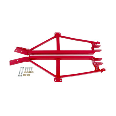 BMR 93-2002 Camaro / Firebird Red Subframe Connectors, Weld-In, Boxed, Non-convertible Only