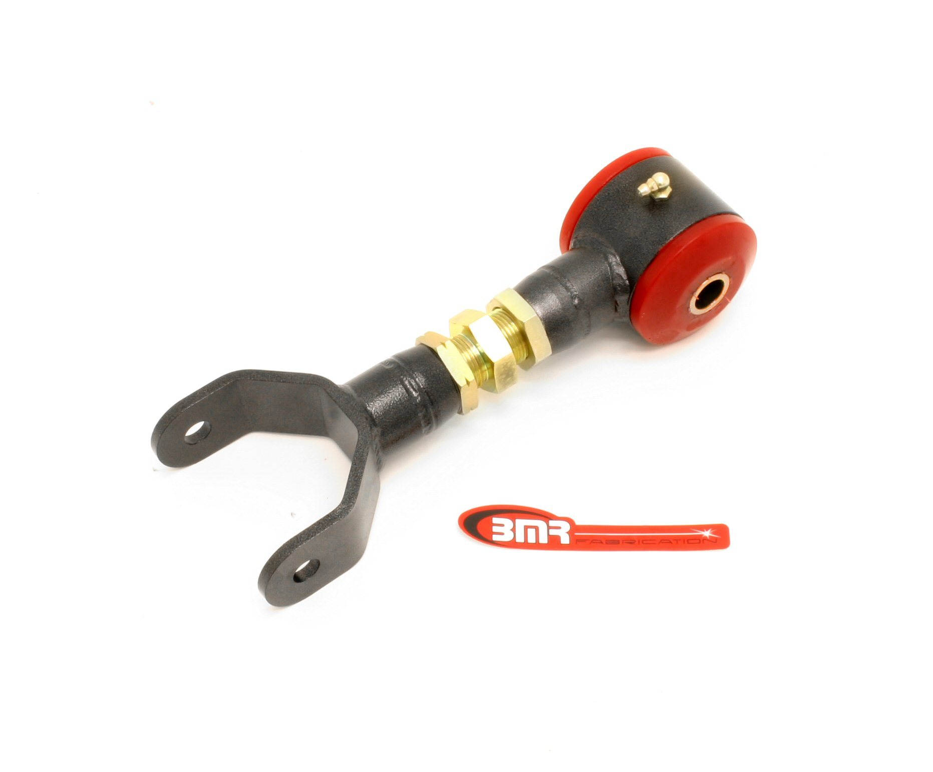BMR Suspension Control Arm, Tubular, Upper, Adjustable, Polyurethane Bushings, Steel, Black Hammertone Powder Coat, Ford Must
