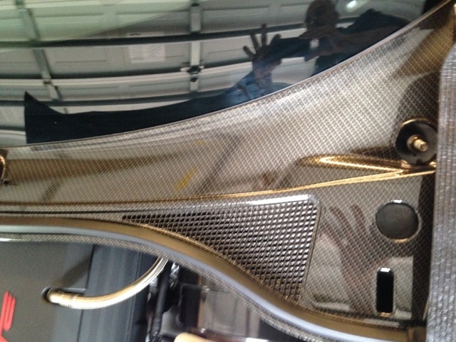C7 Corvette Stingray Carbon Fiber Finish Windshield Cowl