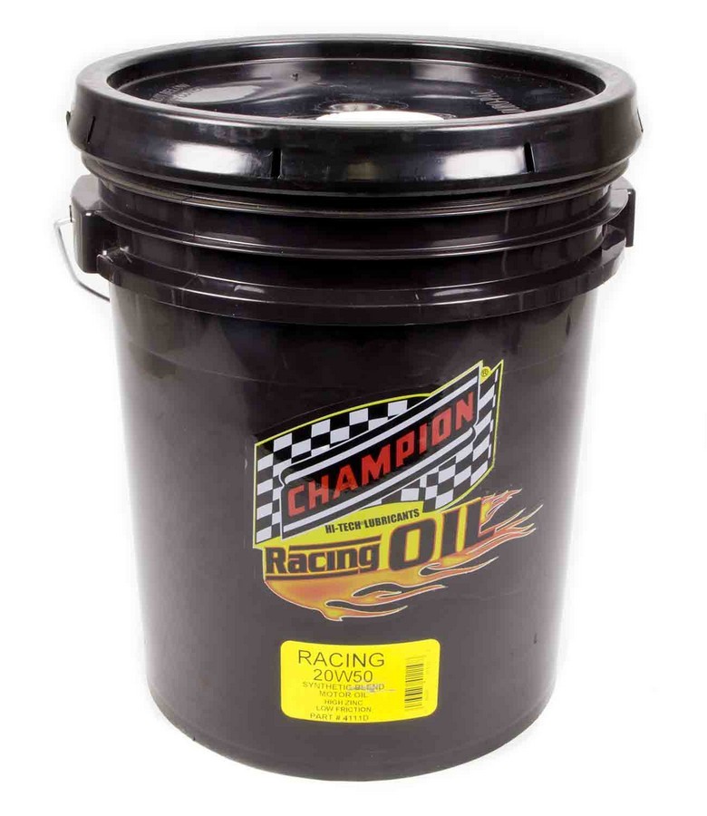 CHAMPION BRAND, 20w50 Synthetic Racing Oil 5 Gallon
