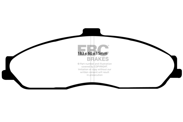 1997-2004 Chevrolet C5 Corvette, 5.7L, V8, Bluestuff NDX   FasTest Street and Race Pads FRONT Disc Brake Pad Set FMSI D731, DP5
