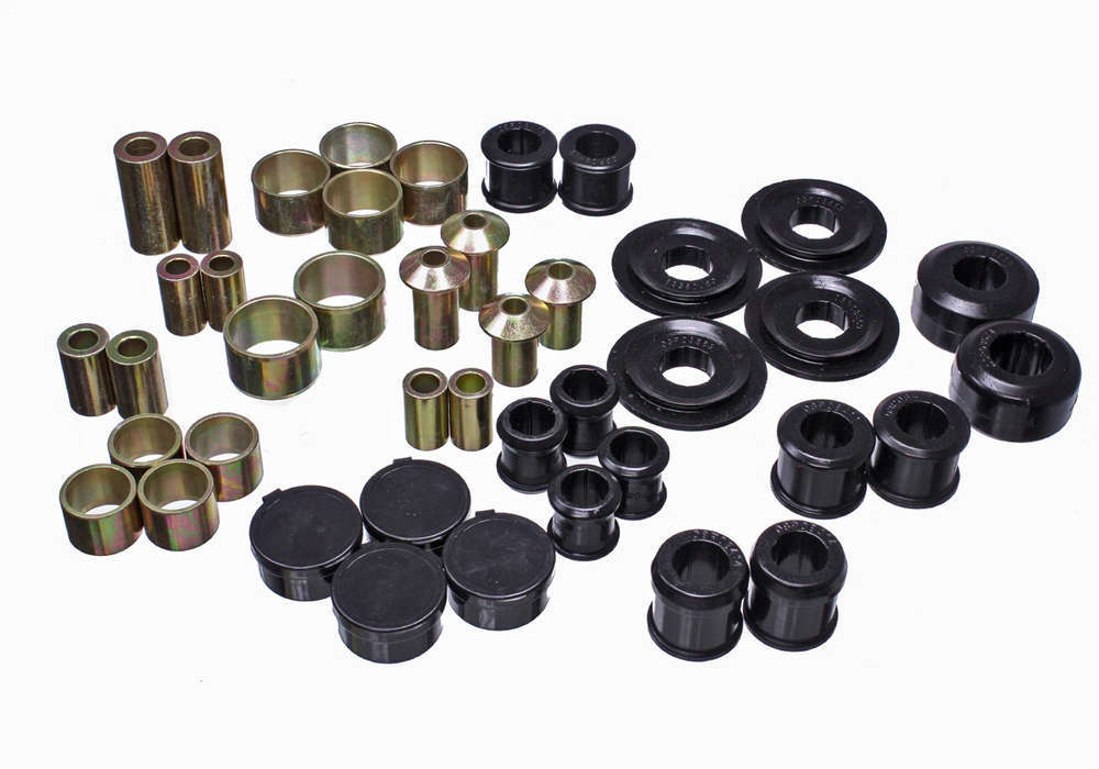Energy Suspension Control Arm Bushing, Hyper-Flex, Front, Lower/Upper, Polyurethane, Black, Ford Mustang 2015, Kit