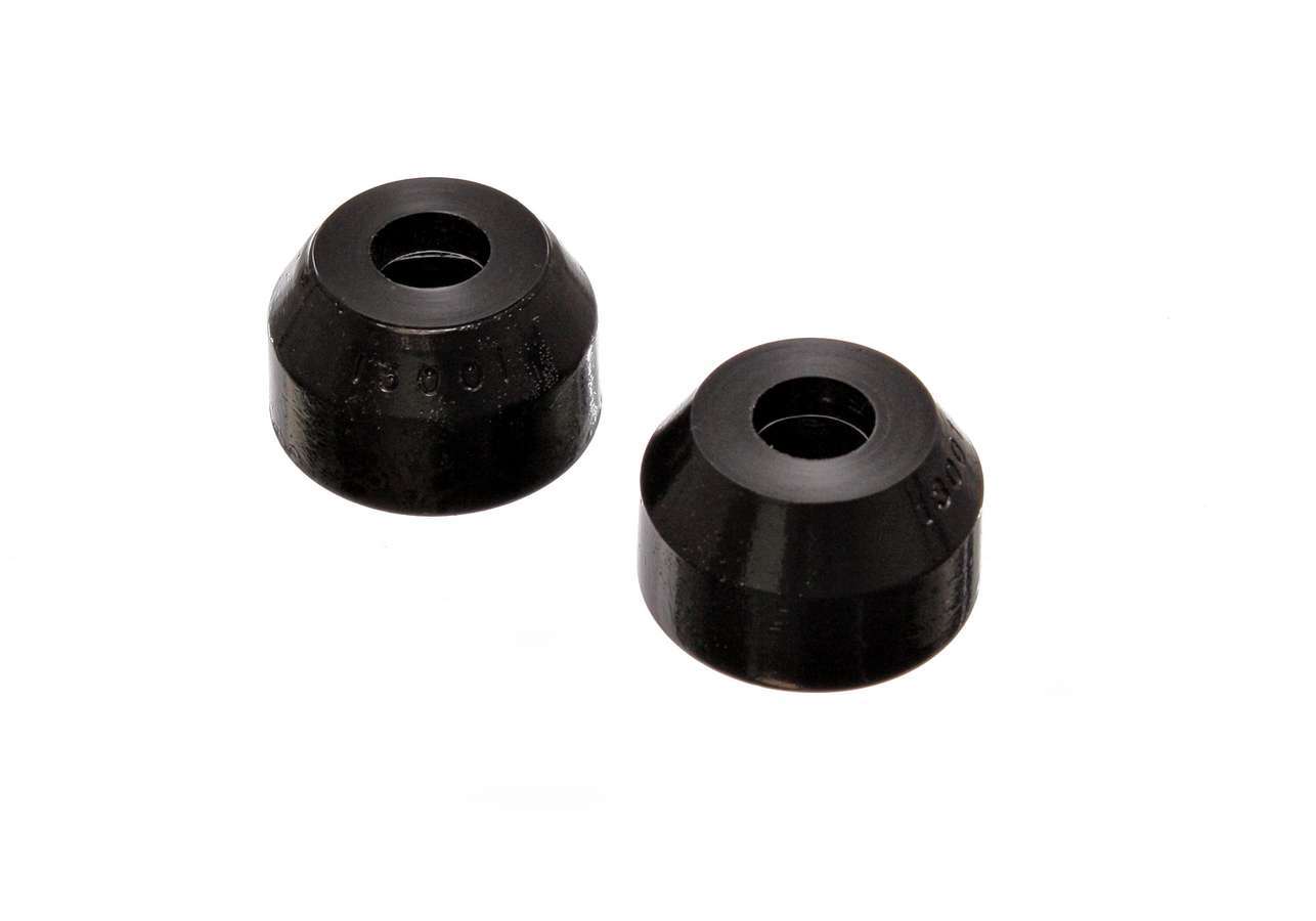 Energy Suspension Tie Rod Dust Boot, Hyper-Flex, Round, 0.590 in, 1.375" OD Rod End, Polyurethane, Black, Universal, Pair