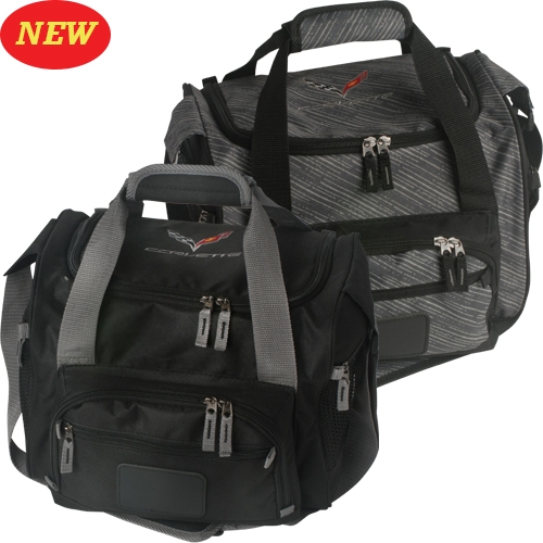 C7 Corvette C7 Corvette Flag Logo Cooler Bag, Black or Gray Colors