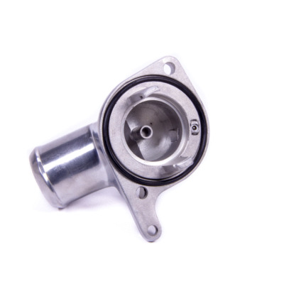 Water Neck, 90 Degree, 1-1/2 in ID Hose, Replacement, Aluminum, Polished, GM LS-Series, Each