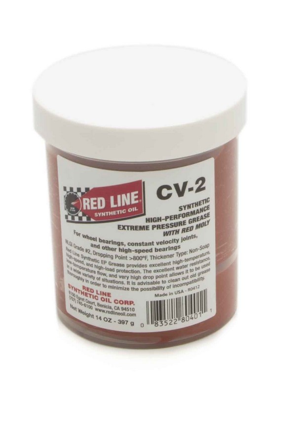 REDLINE OIL Grease CV-2 Extreme Pressure Synthetic 14 oz Can Each