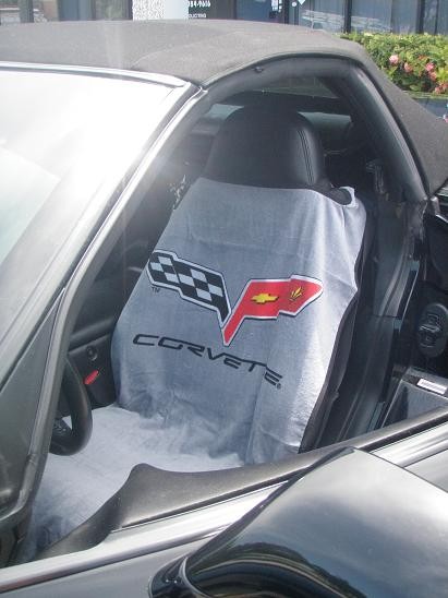 Seat Armour, Corvette C6 Grey Seat Armour Seat Cover, Each, All-Years Corvette C6
