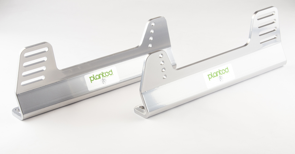 Planted Aluminum Offset Universal Side Mount- Grey