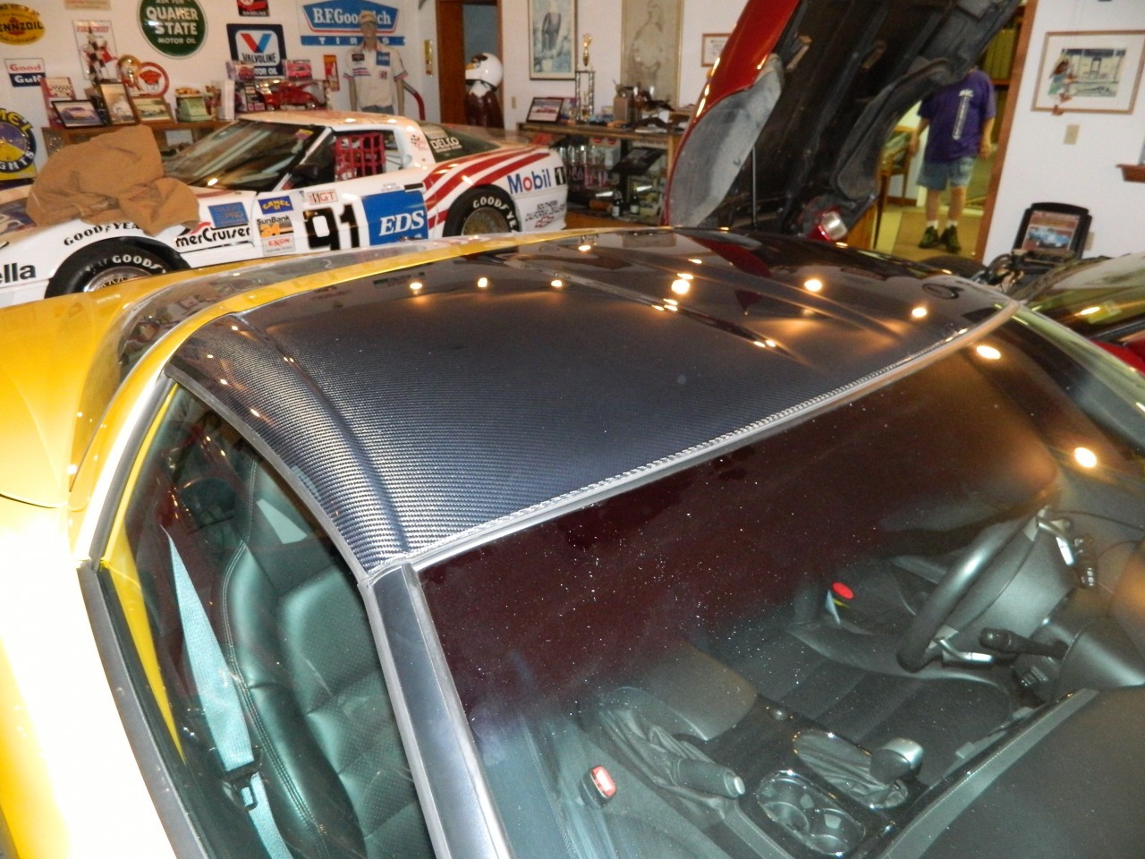 C6 Corvette Carbon Fiber Complete Replacement Roof Top 2005-2013 NO CORE REQUIRED
