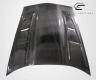 2005-2013 Chevrolet Corvette C6 Carbon Creations DriTech H-Design Hood - 1 Piece