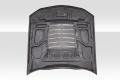 2010-2012 Ford Mustang Duraflex GT500 V2 Hood - 1 piece