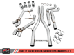 16-22+ Camaro SS/ZL1 Track Edition Cat-Back Kit, Quad Exhaust Non-Resonated, AWE