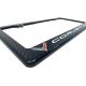C8 Corvette Gray Script w/Double Logo License Plate Frame, Carbon Fiber