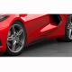 C8 Corvette Front Splitter and Side Skirt Package, Textured Black