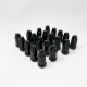 Corvette Lug Nuts, Gloss Black (Set), 2020, 2023 C8