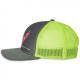 C8 Corvette Mesh-Back Cap Charcoal/Neon Yellow